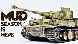 Lets make some heavy weathering on Tiger I Border Model BT010 [upl. by Daphna]