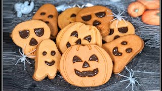 BISCOTTI Di HALLOWEEN Ricetta Facile E Veloce Da Fare A Casa Biscotti per Bambini [upl. by Nivan]