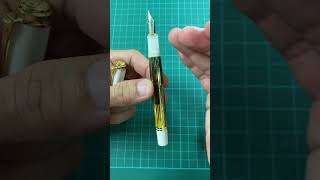 Pelikan M400 White Tortoise Shell Fountain Pen Quick Review shorts [upl. by Aria]