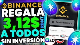 ¡¡ TIENES 14 DIAS  BINANCE REGALA 314 TOKENS RDNT por HACER ESTE CUESTIONARIO [upl. by Adnilre]