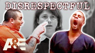 Most Disrespectful Defendants MEGACompilation  Court Cam  AampE [upl. by Naxor]