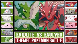 Themed Pokémon Battle  EVIOLITE vs EVOLVED [upl. by Juanne]