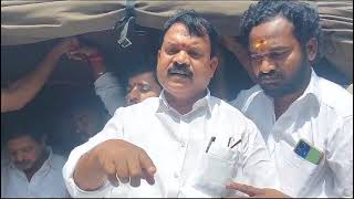 Congress workers protest denial of ticket to Kata Srinivas Goud at Revanth Reddy’s house [upl. by Shear783]