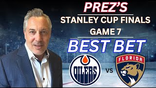 Oilers vs Panthers Game 7 Predictions Picks and Bets  2024 NHL Stanley Cup Finals [upl. by Narot]