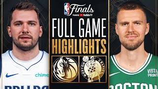 5 MAVERICKS at 1 CELTICS  FULL GAME 1 HIGHLIGHTS  June 6 2024 [upl. by Iatnohs654]