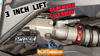 SPYDER EXTRAS RYKER REAR LIFT KIT and DECEMBER GIVEAWAY [upl. by Jehius]