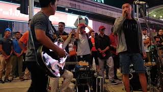 Artis dari medan indonesia masuk busking bersama redeem buskers [upl. by Laband]