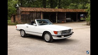 Mercedes Benz R107 560 SL  64000km 2 Owners Full History  Oldenzaal Classics [upl. by Ressler899]