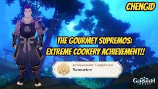 The Gourmet Supremos  Extreme Cookery Achievement  Genshin Impact [upl. by Ellett]