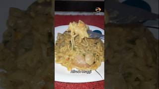 Alfredo Meggie Recipe  Cheesy Meggie In White Sauce  How To Make Creamy Meggie foodbyshivani 🍝🍜 [upl. by Aicinat288]