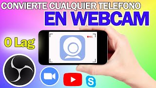 ¡CONVIERTE tu MÓVIL en WEBCAM 😎Cómo utilizar DROIDCAM 📱 [upl. by Eetsirk]