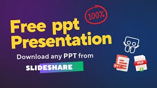 How to Download PPT from SlideShare for Free  PDF  PPT Free Download without Login [upl. by Elletsirk]