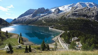 Marmolada e Passo Fedaia in estate [upl. by Akimet]