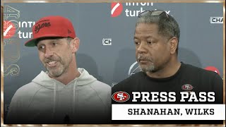 Kyle Shanahan Steve Wilks ‘The Playoffs Always Feel Different’  49ers [upl. by Annawd112]