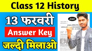 Jac Board Class 12th History Answer Key 2024  Class 12 History Answer Key 2024 [upl. by Alexandria]