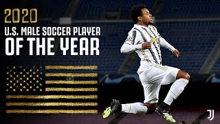 🏆🇺🇸 Weston McKennie Wins US Male Soccer Player of the Year 2020  Midfielder Reacts To Award [upl. by Reginnej]