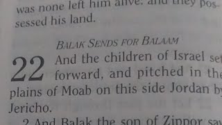 Numbers Ch22 BALAK SENDS FOR BALAAM Bible study join us Day3Challenge FaithStructure [upl. by Chaffin]