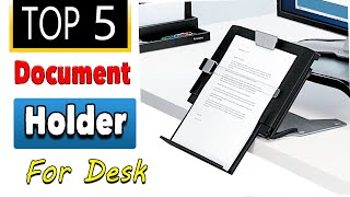 Best Document Holder For Desk When Typing [upl. by Oinigih]