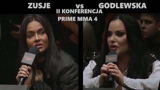 ZUSJE vs ESMERALDA GODLEWSKA PRIME MMA 4 II Konferencja [upl. by Ailido]