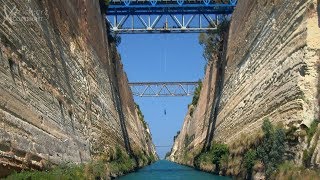 Corinth Canal 4K Classical Greece 4 [upl. by Schreiber]