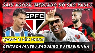 Saiu Agora Mercado da Bola do São Paulo  Ferreirinha  Zagueiro e Centroavante [upl. by Newo]