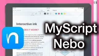 MyScript Nebo para iPad  SORTEO de códigos gratis [upl. by Wiburg604]