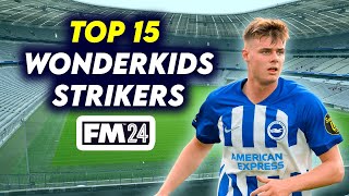 TOP 15 Strikers Wonderkids in FM24 After WINTER UPDATE [upl. by Ahsiram]