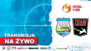 Wenecja Pułtusk  Team Lębork 17 kolejka I Ligi Futsalu [upl. by Christoforo]