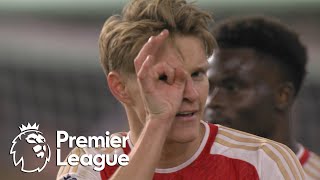 Martin Odegaard makes it 20 for Arsenal v Wolves  Premier League  NBC Sports [upl. by Etiuqal]