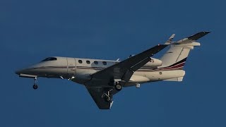 NetJets E55P N318QS Landing At CMH Airport From BTL [upl. by Geddes]