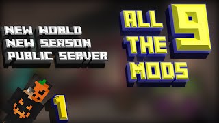 ATM 9 NEW WORLD CREATE ADDED PUBLIC SERVER  World 2 Episode 1 [upl. by Tollmann]