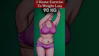 5 Weight loss exercise youtubeshorts trending fatloss shortvideo fitness viral views share [upl. by Aropizt]