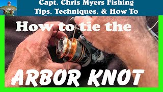 Master The Arbor Knot How To Expertly Secure Line To Spool [upl. by Paterson]