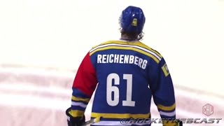 Alex Reichenbergs VolleyGoal vs GeneveServette  CHL  Sep 3 2015 HD [upl. by Germana427]