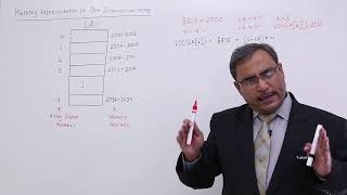 Memory Representation Of One Dimensional Array [upl. by Ydasahc732]