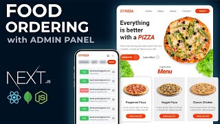 Build a Fullstack Food Ordering App with Nextjs 14 reactjs mongo tailwind [upl. by Tait551]