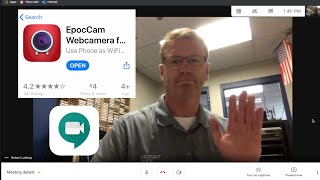 Use EpocCam to turn your smartphone into an HD WIFI webcam or document camera [upl. by Notsej]