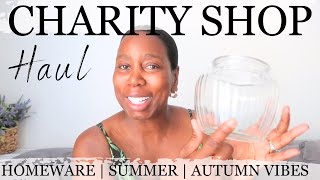 AMAZING FINDS CHARITY SHOP HOMEWARE HAUL [upl. by Ellecrag]