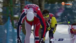 Längdskidor OS Sotji  30km Skiathlon Herrar [upl. by Lubet361]