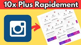 Comment Développer Ton Compte Instagram 10x Plus Rapidement avec lIA 🚀 [upl. by Sirapal95]