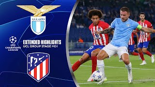 Lazio vs Atlético Madrid Extended Highlights  UCL Group Stage MD 1  CBS Sports Golazo [upl. by Bernetta594]