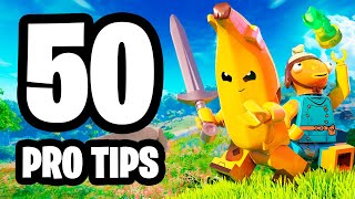 50 CONSEJOS PARA SER UN PRO DE LEGO FORTNITE [upl. by Dranyar177]