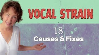 Vocal Strain 18 Causes amp Fixes For Your Tired Voice [upl. by Ahsaret]