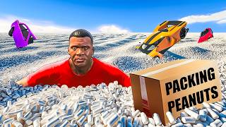 Testing cars vs packing peanuts in GTA 5 [upl. by Alleacim]