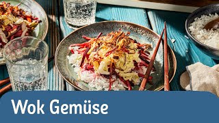 Wok Gemüse Asia Style  REWE Deine Küche [upl. by Latsyrc]