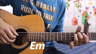 Aapke Pyaar Mein Hum Savarne Lage  Hindi Guitar cover lesson chords Romantic Easy [upl. by Letti]