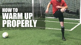 Football Warm Up COMPLETE How To Warm Up Before A Soccer Game Best Stretches Exercises amp Drills [upl. by Zetneuq]