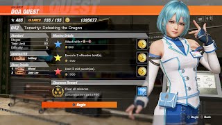 Dead or Alive 6 PS4  DoA Quest 042 Three Stars [upl. by Sualohcin]