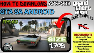 How to download GTA SA 😱 GTA SA android download  GTA SA Mobile download  Technical gamer [upl. by Brenda]