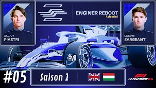 F1 Manager 2024 Reboot 05 Des pts SVP  Postreload S1  GB amp Hongrie [upl. by Etat]